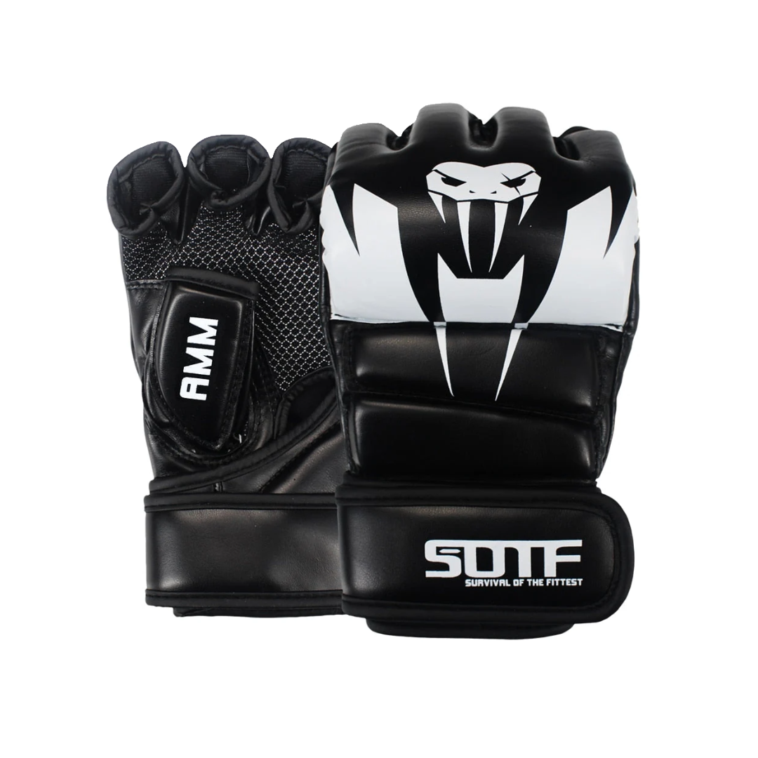 SOTF Adults MMA Venomous snake Multicolor Boxing gloves MMA Tiger Muay Thai gloves muay thai boxing fight glove Sanda pads box