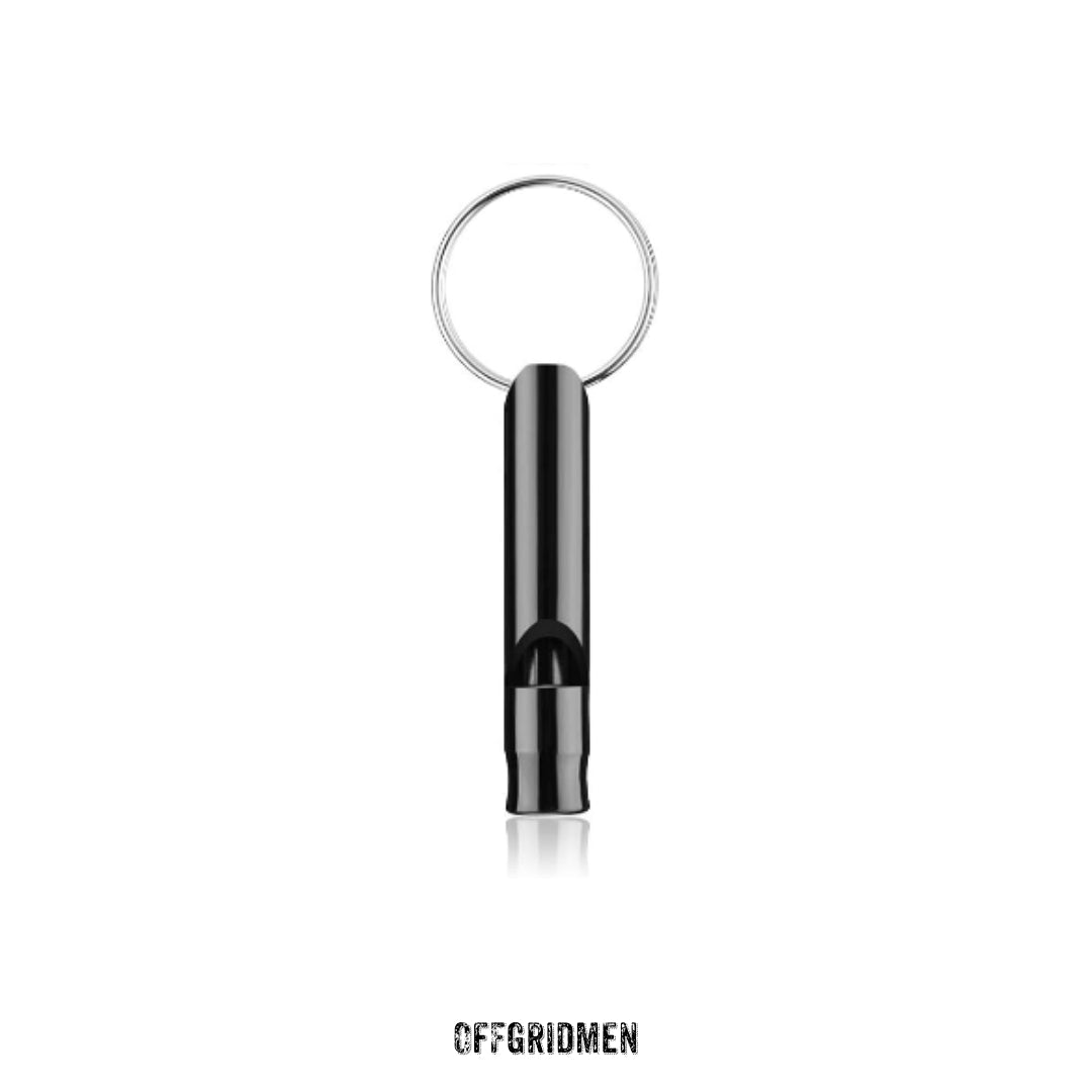 Survival Pack Item Survival Whistle Keychain Mini Black Whistle