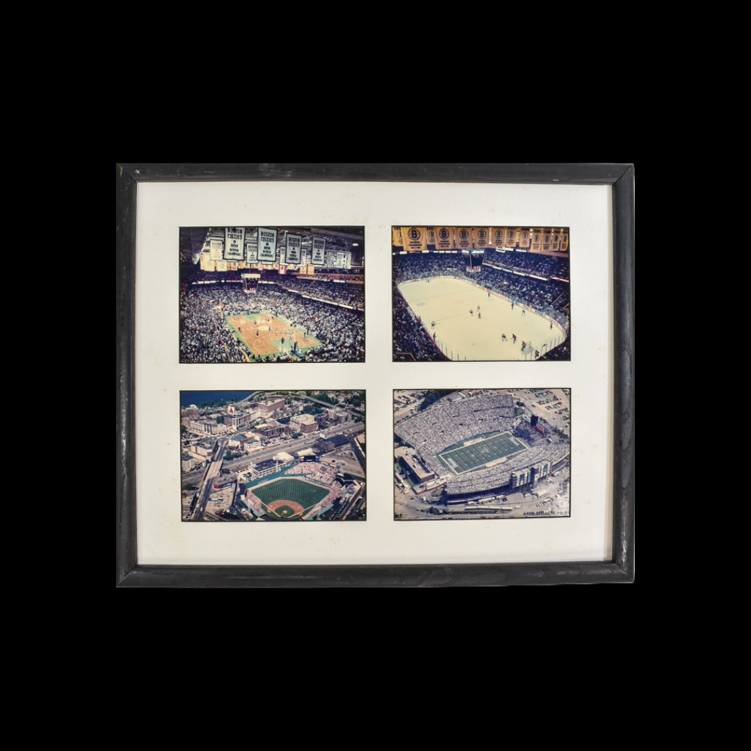 Boston Sports Arenas Vintage Photos Framed Red Sox Patriots Bruins Celtics Stadiums