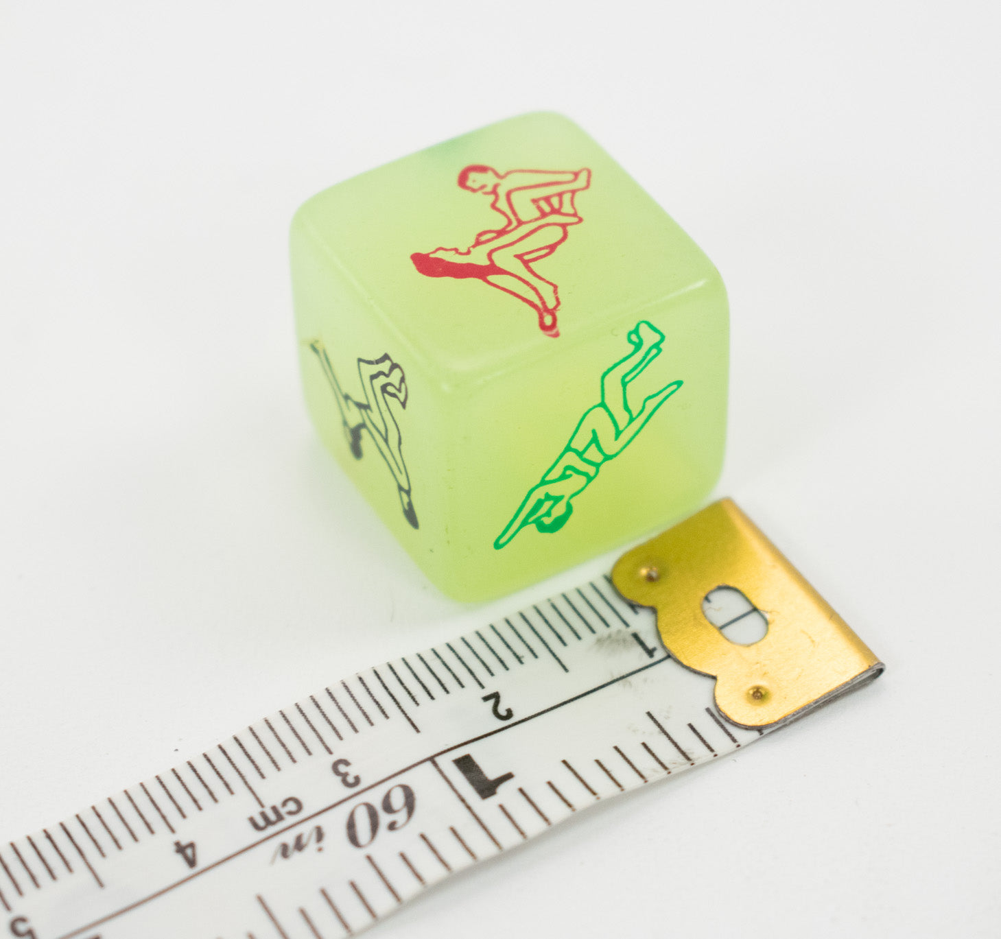 Glow in the Dark Sexual Position Playing Dice Green
