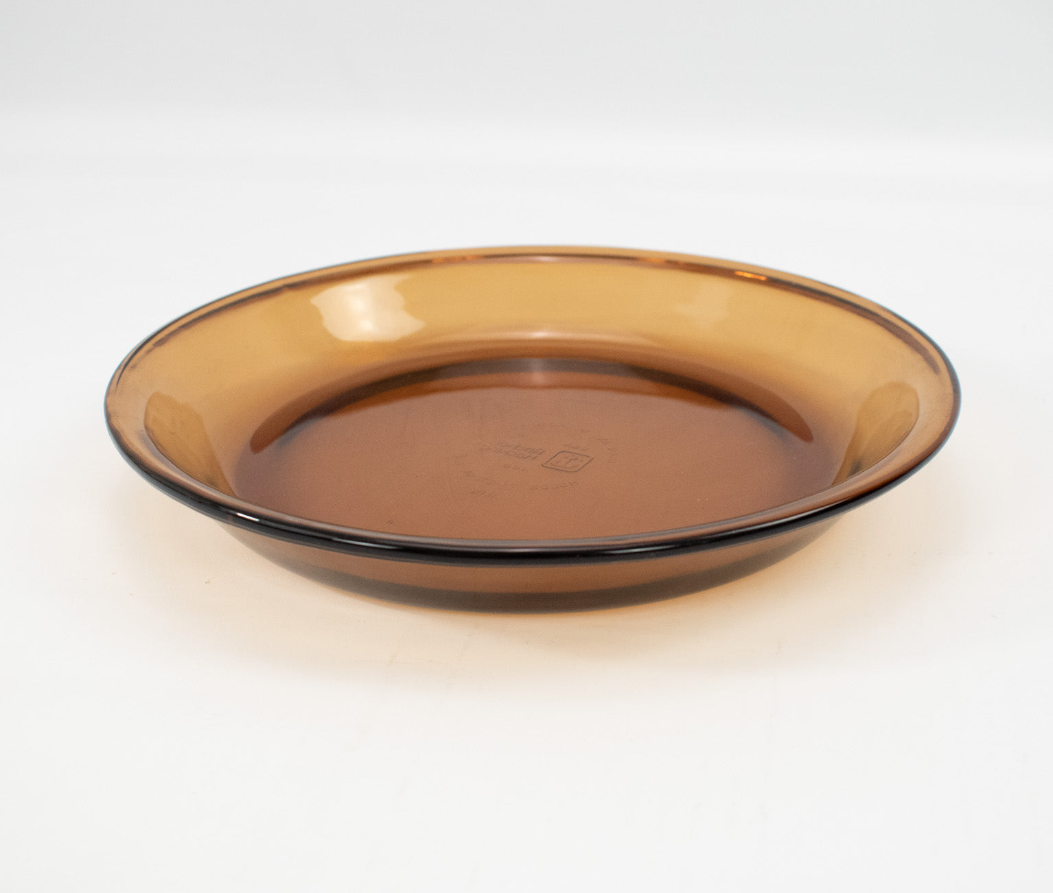 Achor Hocking Brown Glass Cooking Bowl 460 9 Inch - 75. QT