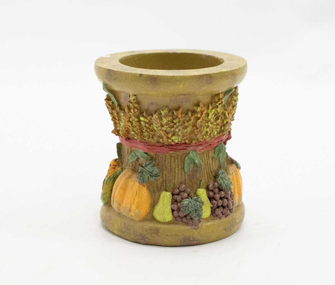 Garden Pumpkin Farm Candle Holder 3 inch Set
