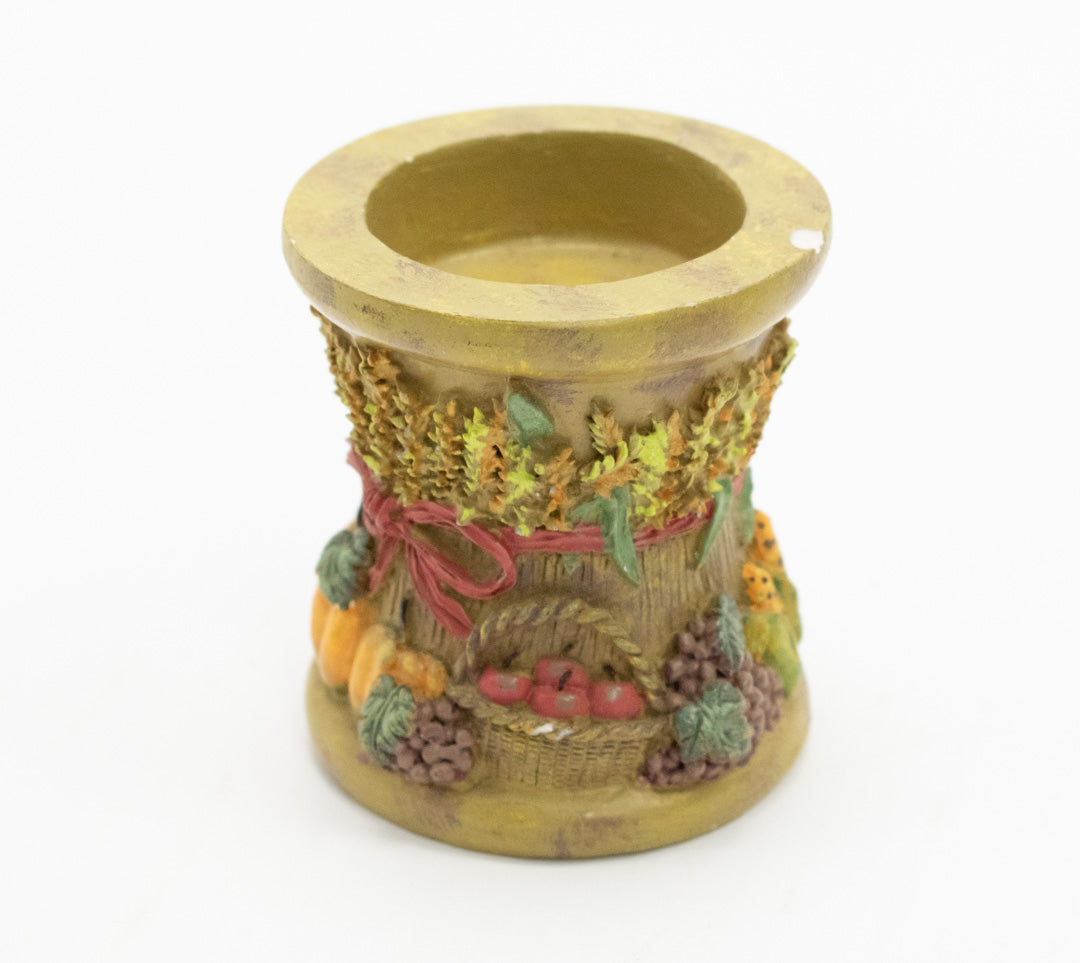Garden Pumpkin Farm Candle Holder 3 inch Set