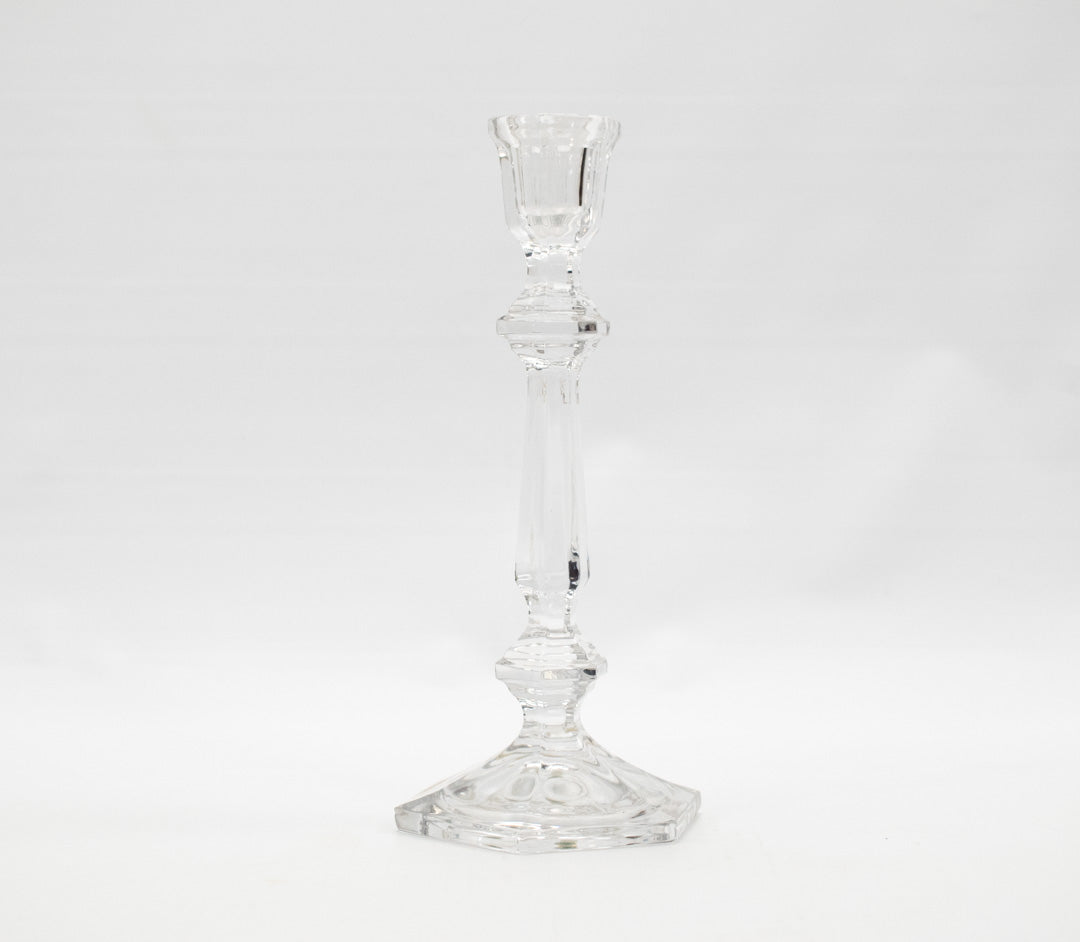 Romania Made Exclusive Crystal Candle Stick Standing 10In Used