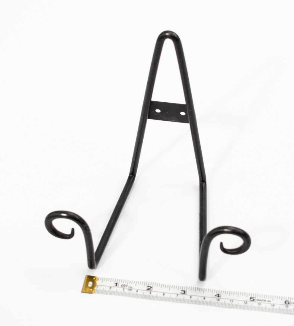 Wall Mount Display Metal Rack Black Used 6inch