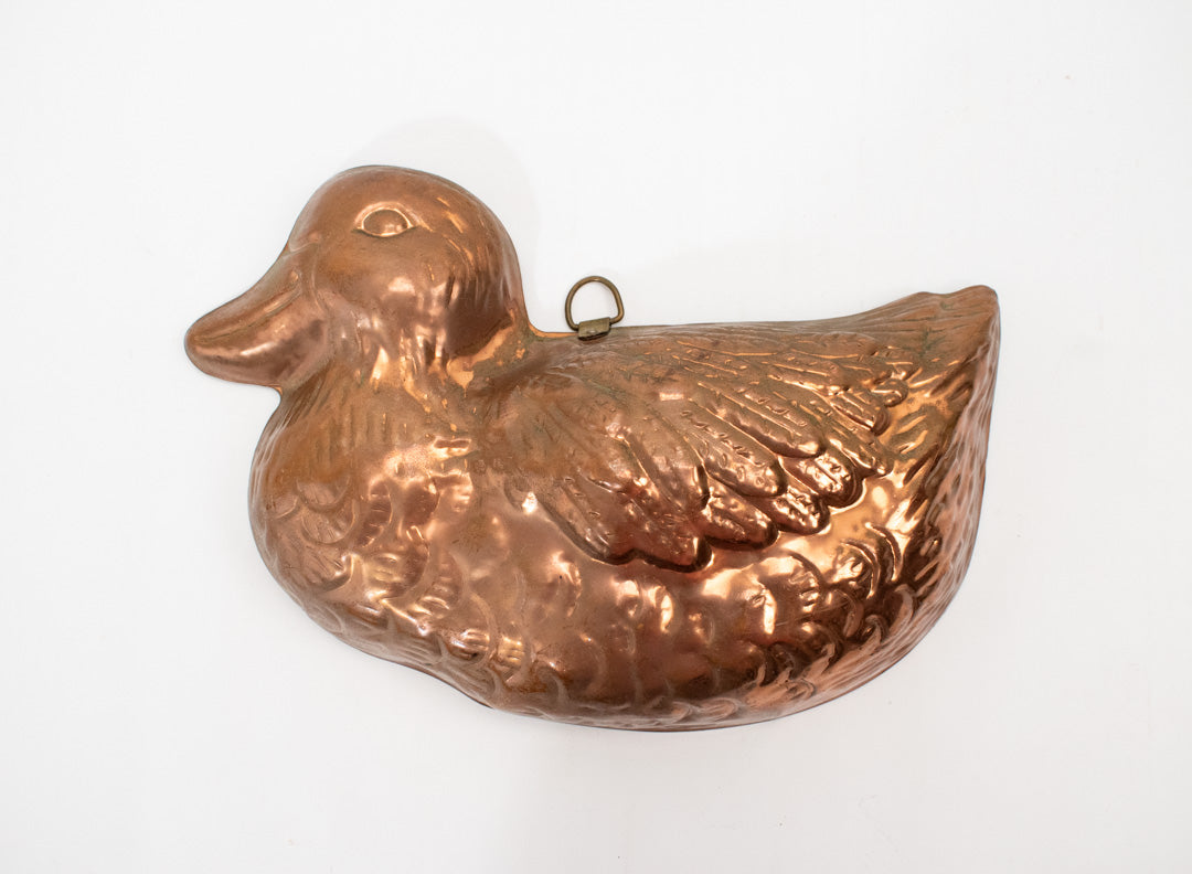Decorative Chicken Tin Metal Bronze Country Farmhouse Decor Used