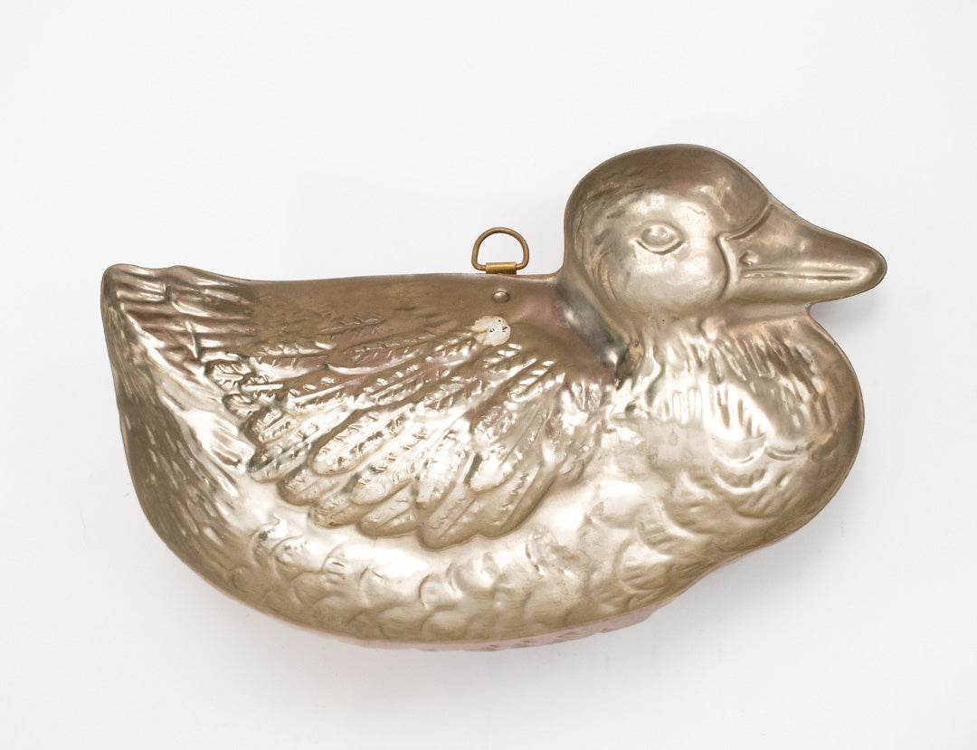 Decorative Chicken Tin Metal Bronze Country Farmhouse Decor Used