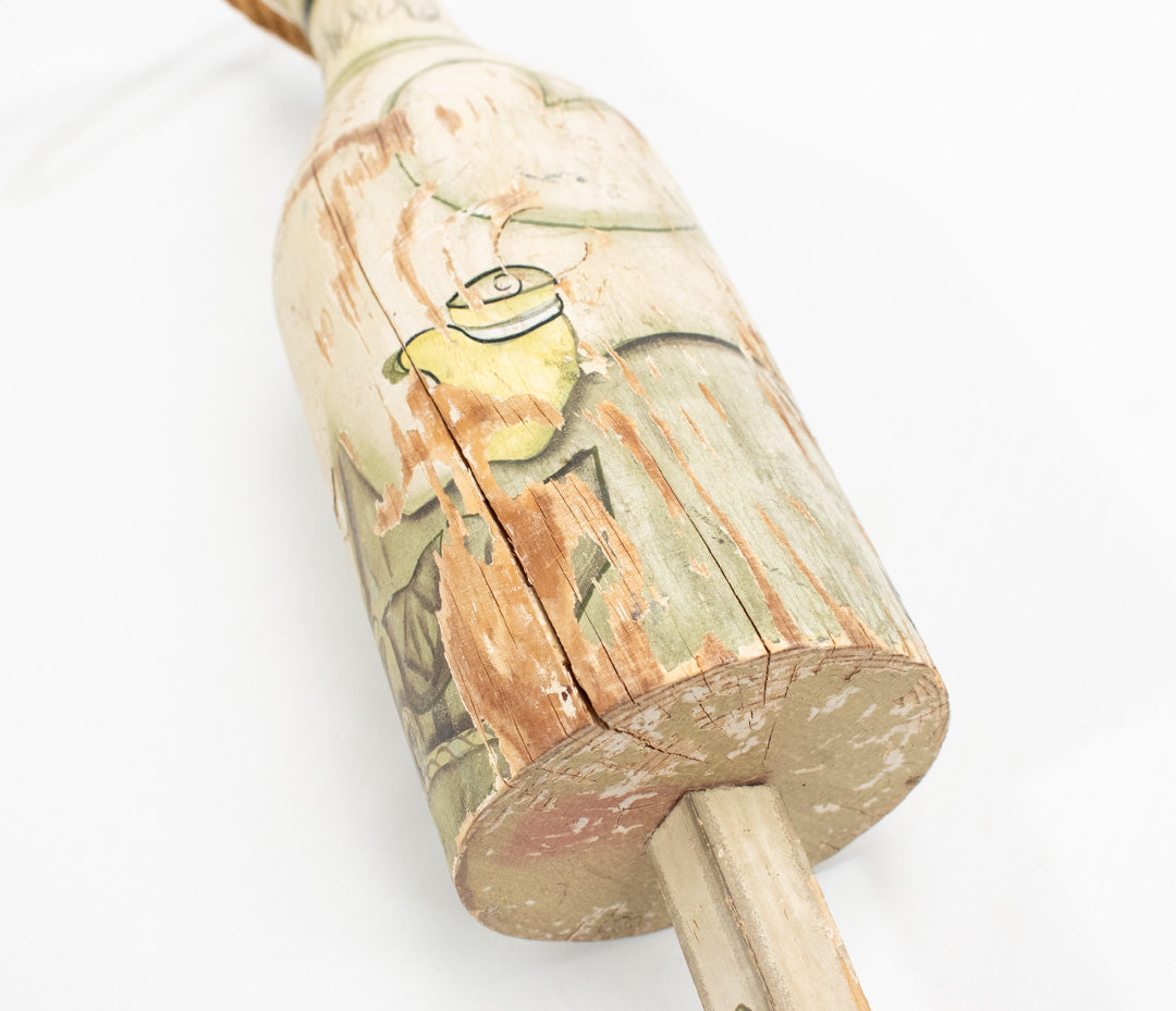 Unique Wooden Captain Buoy Colorful Hanging Decor