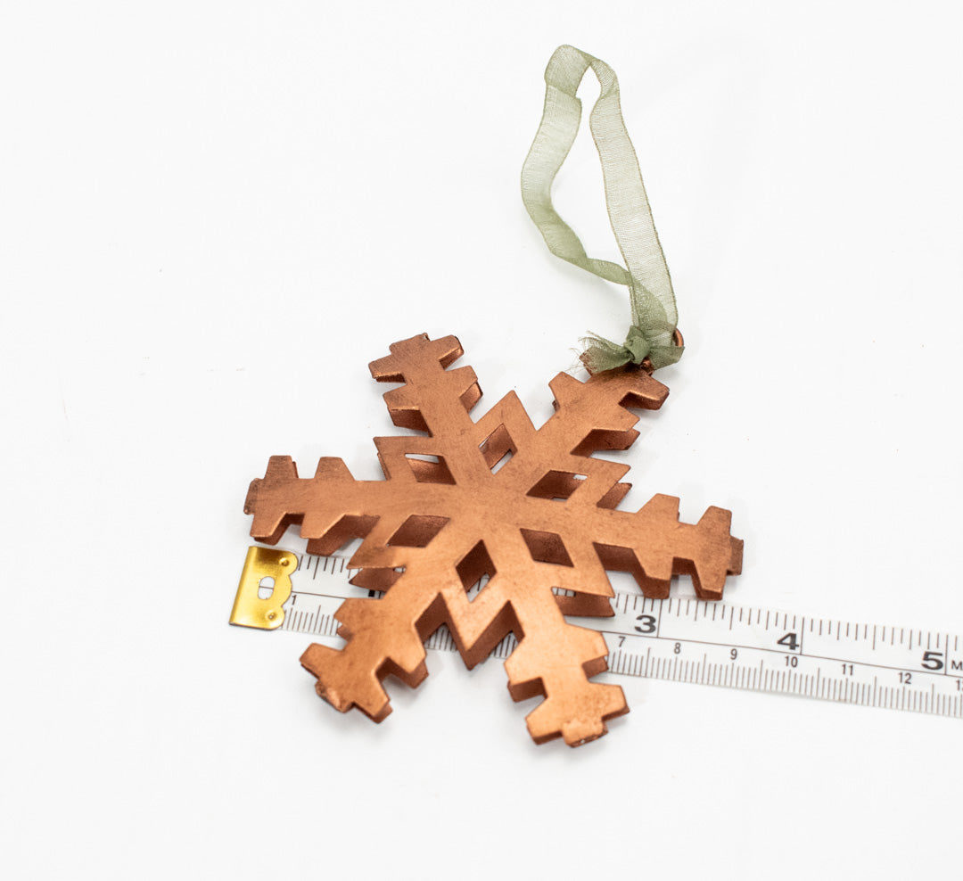 Christmas Ornament Snow Flake Used Hanging Tree Decor
