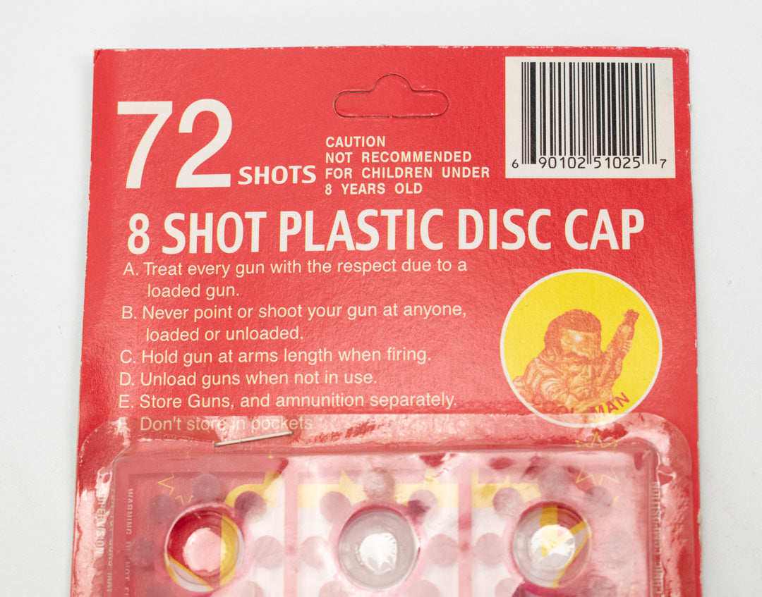 Vintage Bottle Caps 72 Shot 8 Plastic Caps 4 Pack 288 Shots For Toy Cap Gun