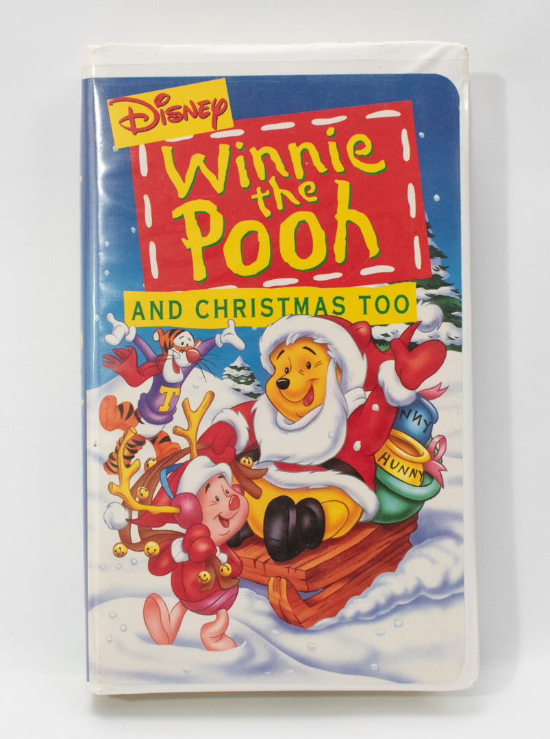 Winnie The Pooh And Christmas Too Disney VHS Tape Tested Used