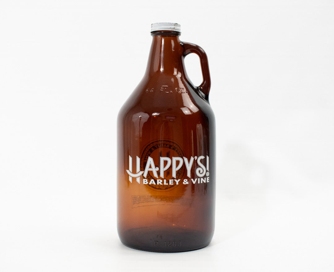 Happy’s Barley & Wine Jar El Paso Texas 64Oz Collectible Beer Jars Jug