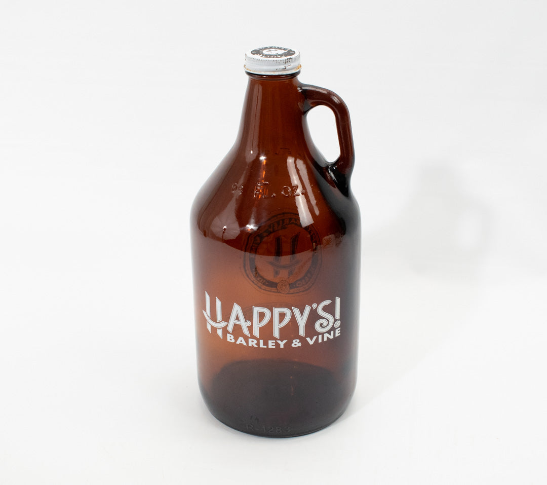 Happy’s Barley & Wine Jar El Paso Texas 64Oz Collectible Beer Jars Jug