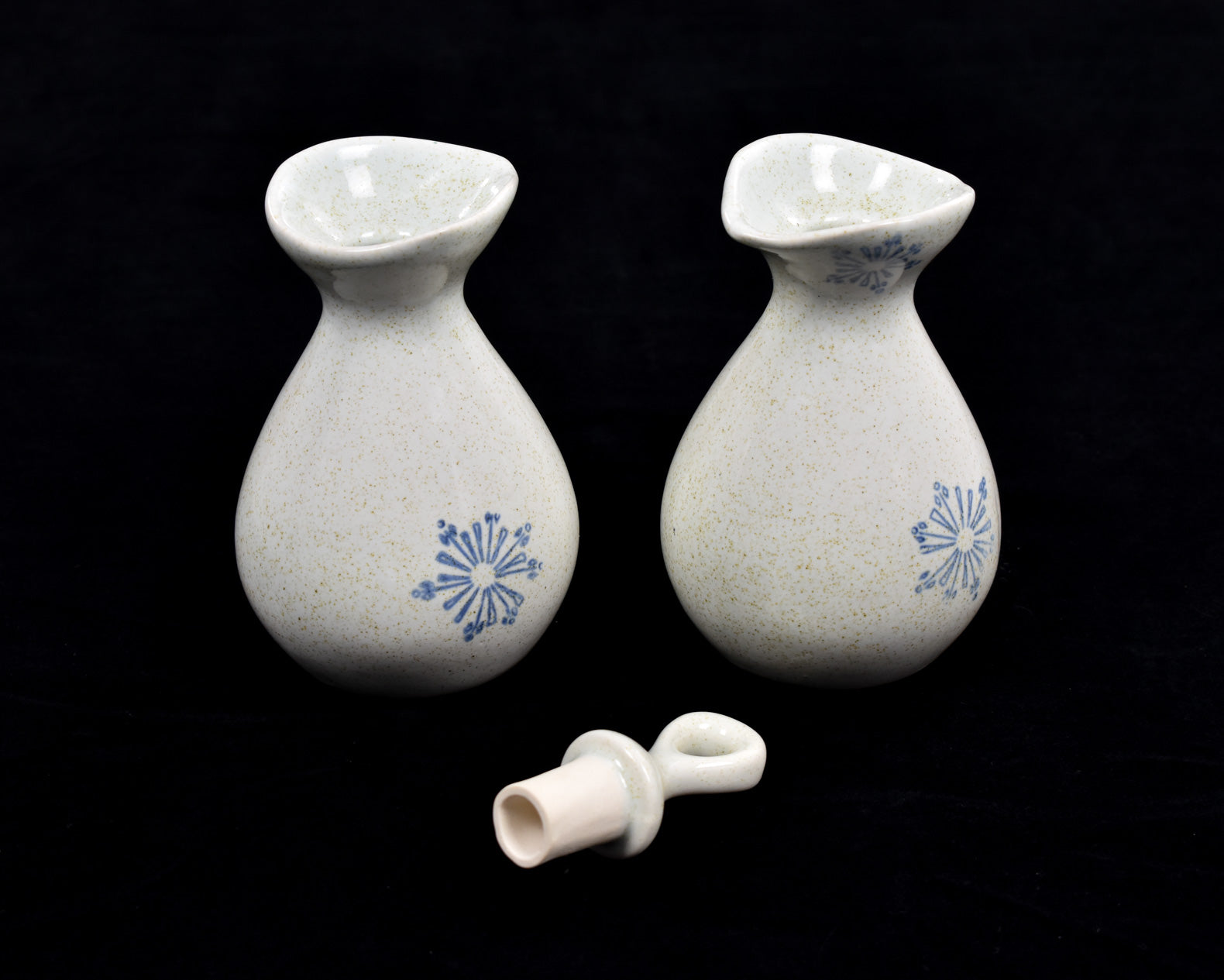 Mid-Century Modern Country Time Phaltzgraff Cruet with Stopper by Ben Seibel x2