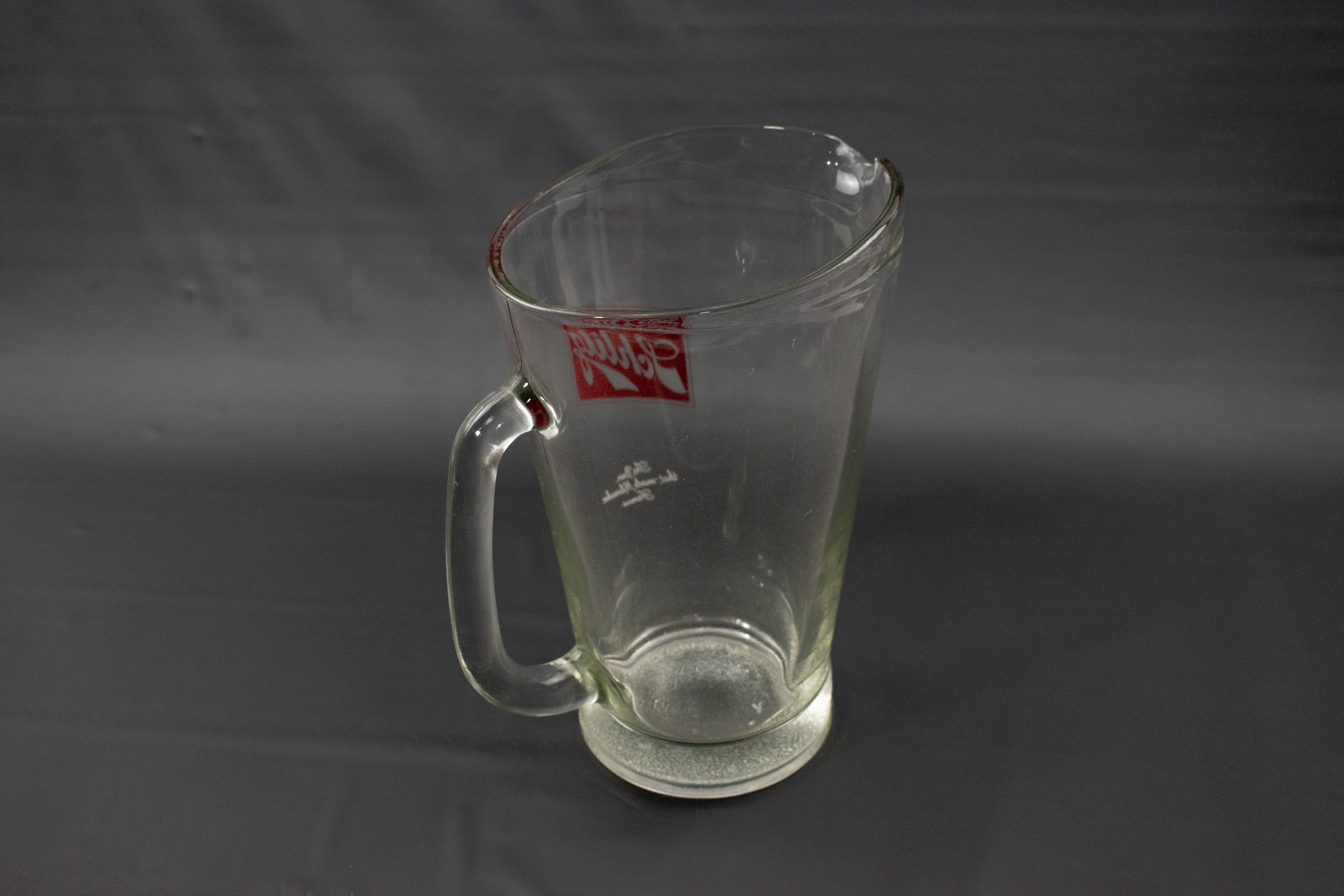 Vintage Beer Shlitz Pitcher Glass Pitcher Schlitz Beer Milwaukee Wisconsin Used