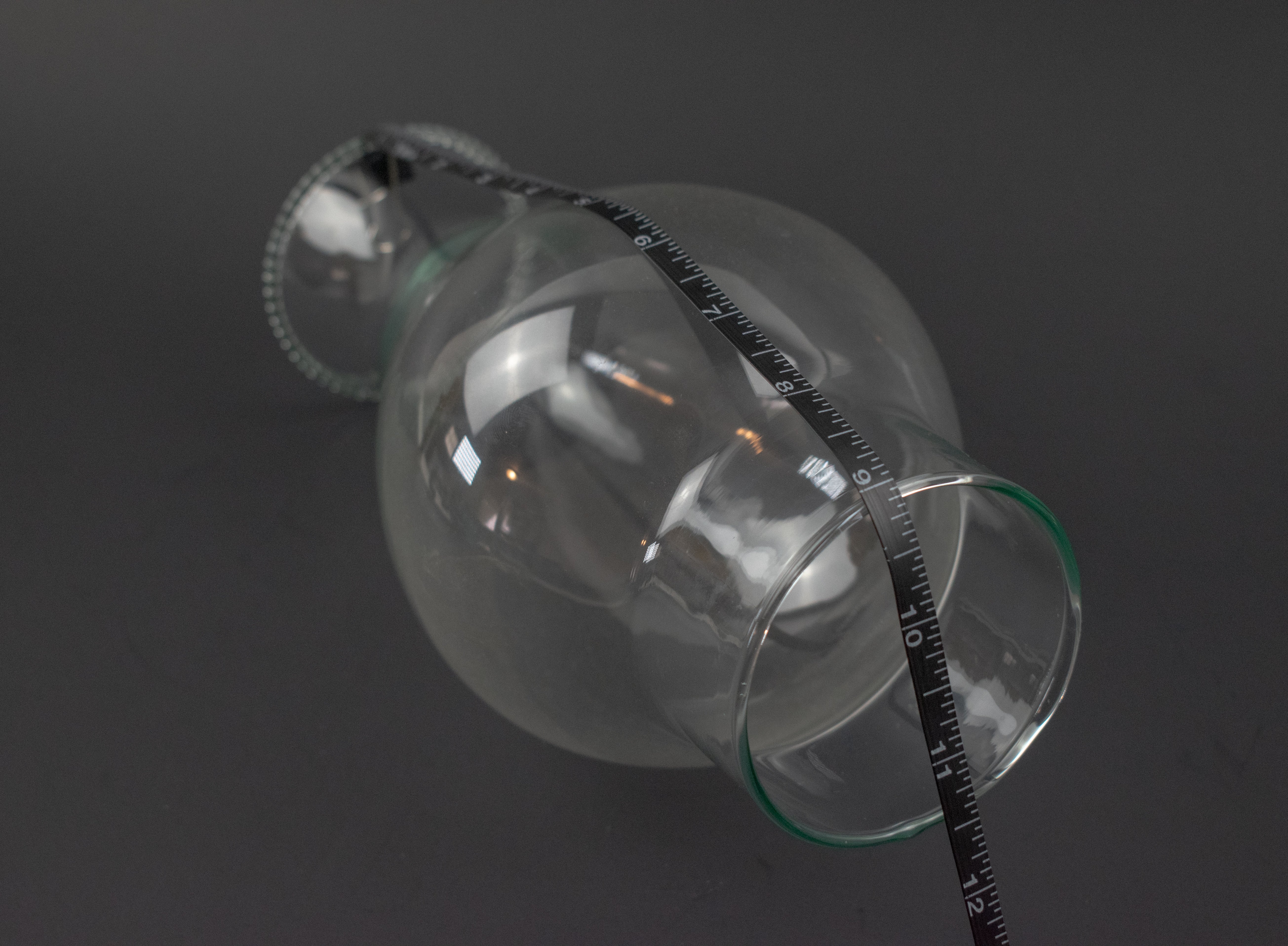 Replacement Glass Oil Lantern Cover Used 9in Tall