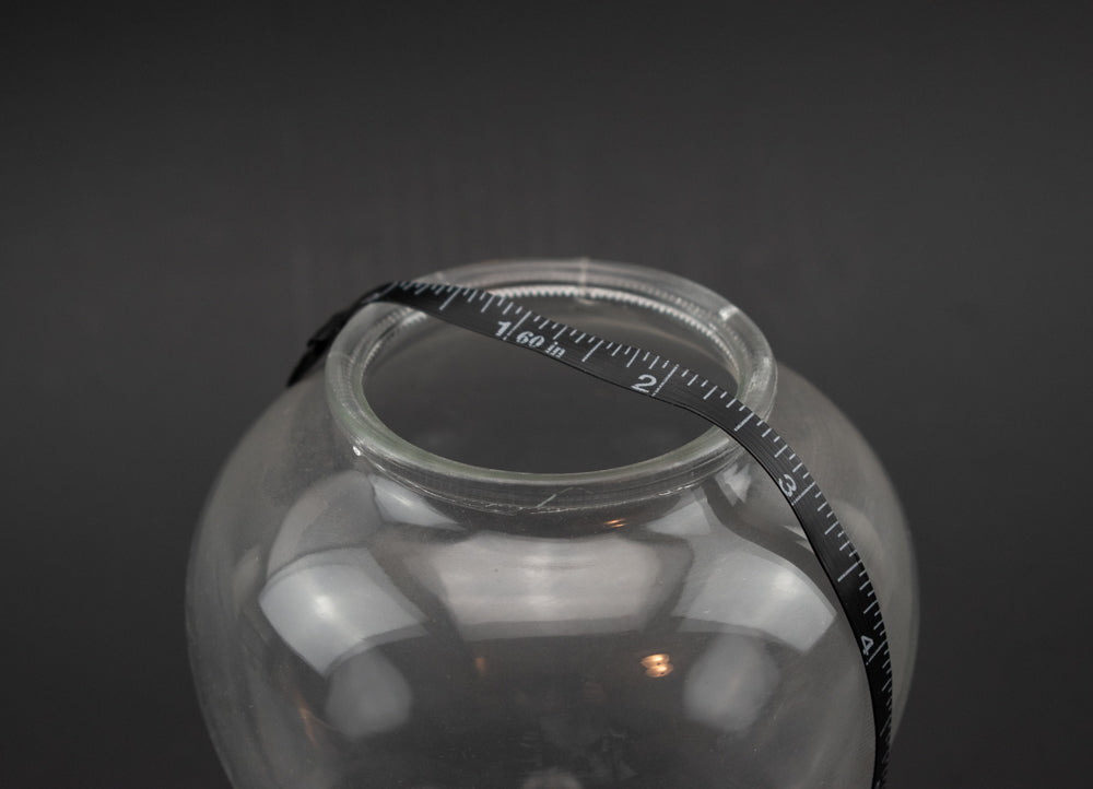 Replacement Glass Candle Lantern Top Cover Short
