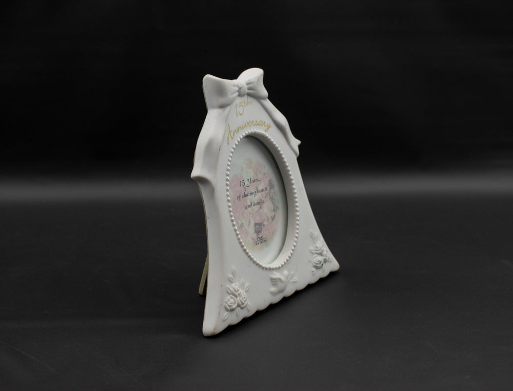 Picture frame 3 x 4 Sharing hearts used 15 year anniversary