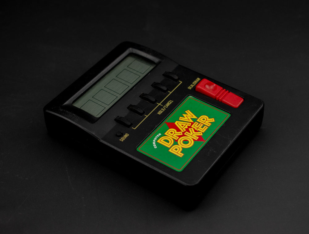 Hand Held Draw Poker Vintage Hand Held Game Untested