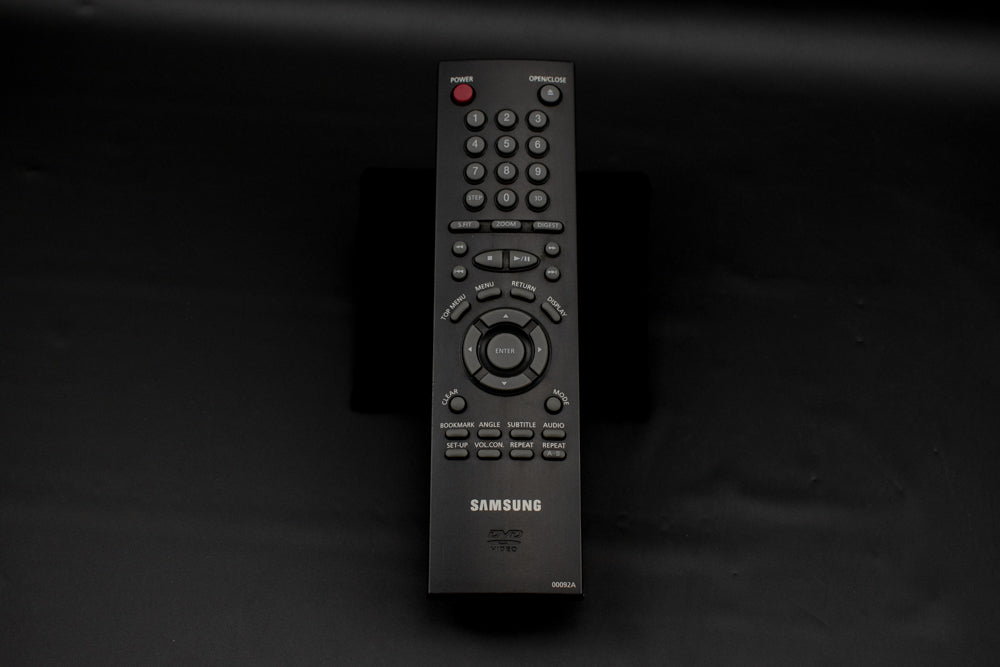 Samsung DVD Video Remote Control Black 00092A