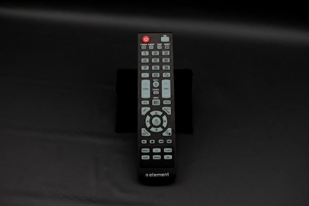 Element Tv Remote Vintage Black Television Remote Control