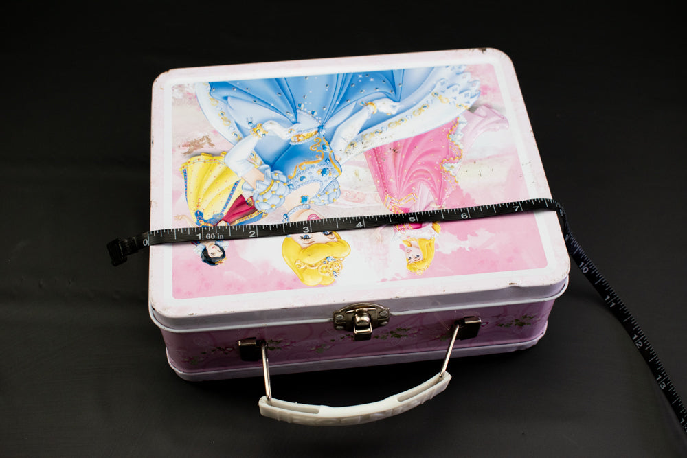 Tin Box Cinderella Lunch Box Collectible Lunch Tin Used Tiny Box Company 7x6