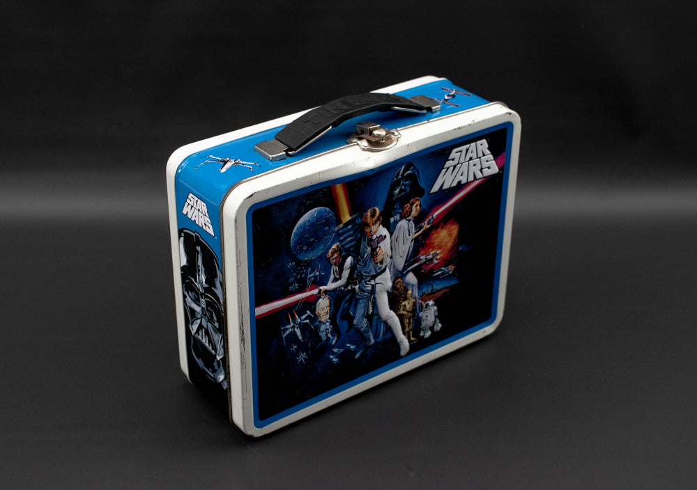 Star Wars Vintage Lunch Box A New Hope Tin Lunch Bin Used