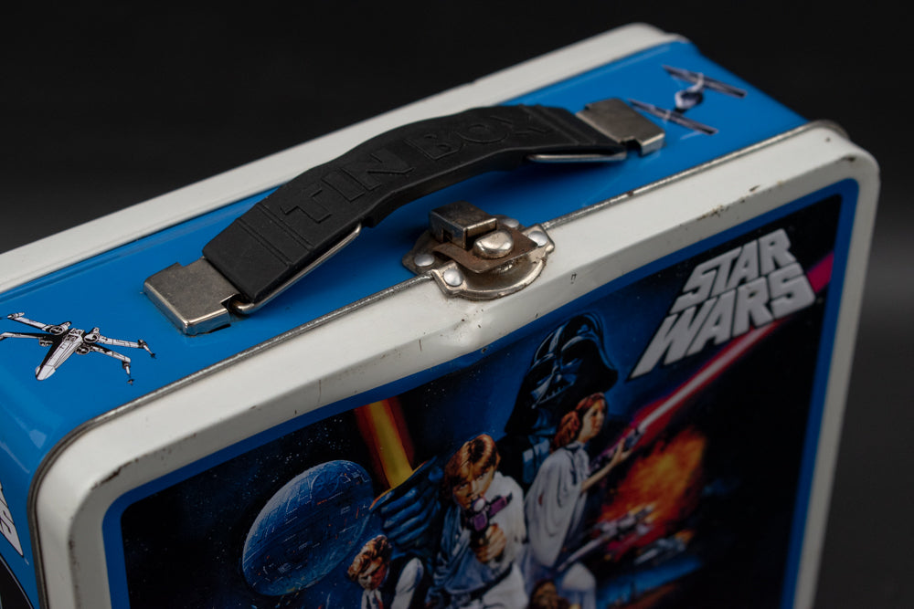 Star Wars Vintage Lunch Box A New Hope Tin Lunch Bin Used
