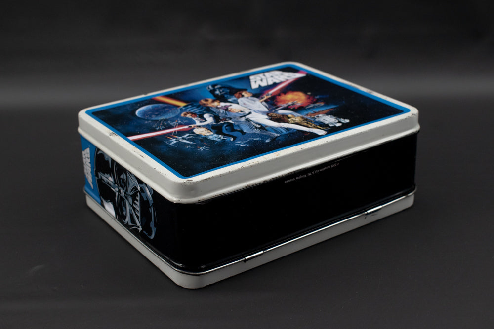 Star Wars Vintage Lunch Box A New Hope Tin Lunch Bin Used