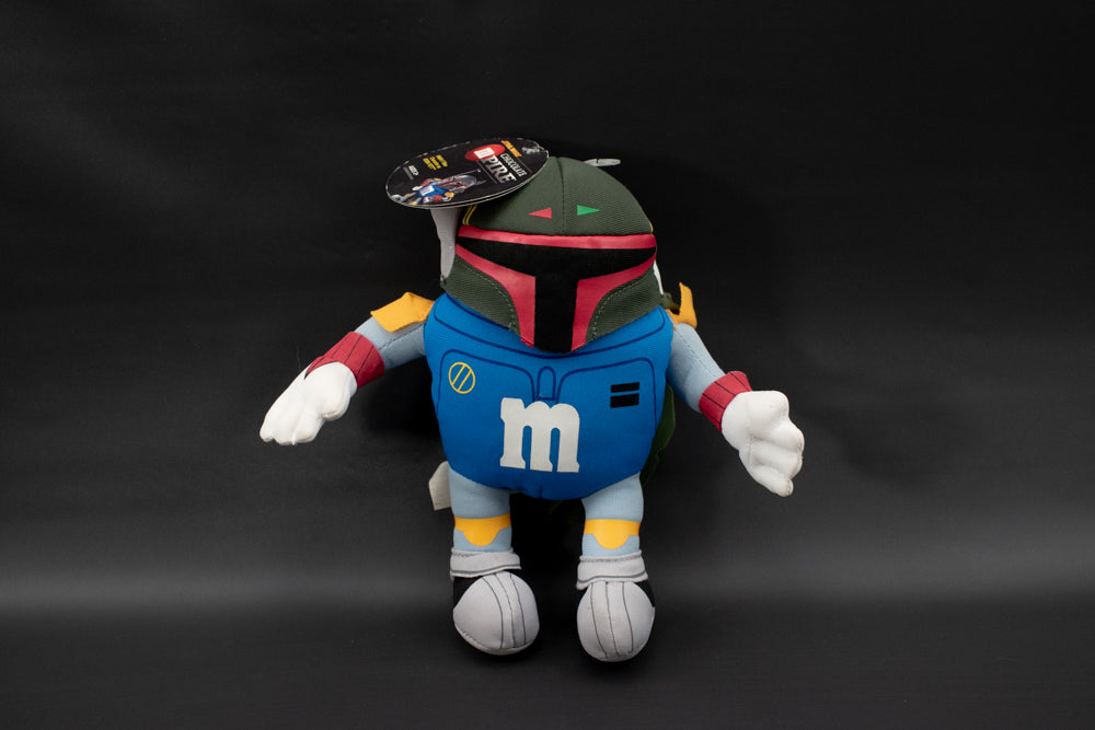 Star Wars Boba Fett M&M's Plush Blue M&M's Chocolate Mini Plush