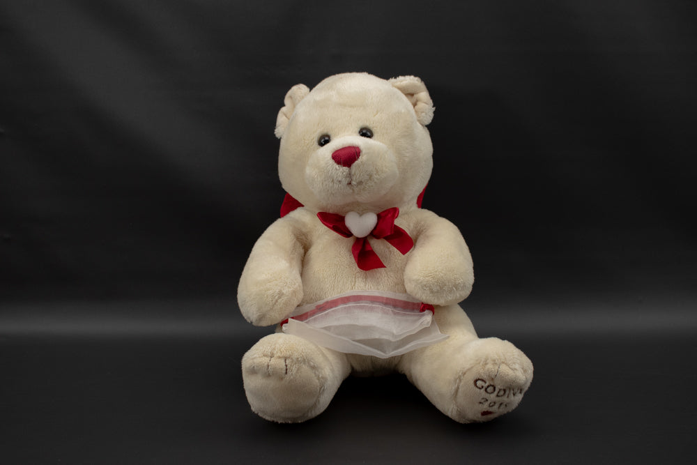 Godiva 2005 Teddy Bear Plush Toy Bear Stuffed Animal Gift Holder Valentine