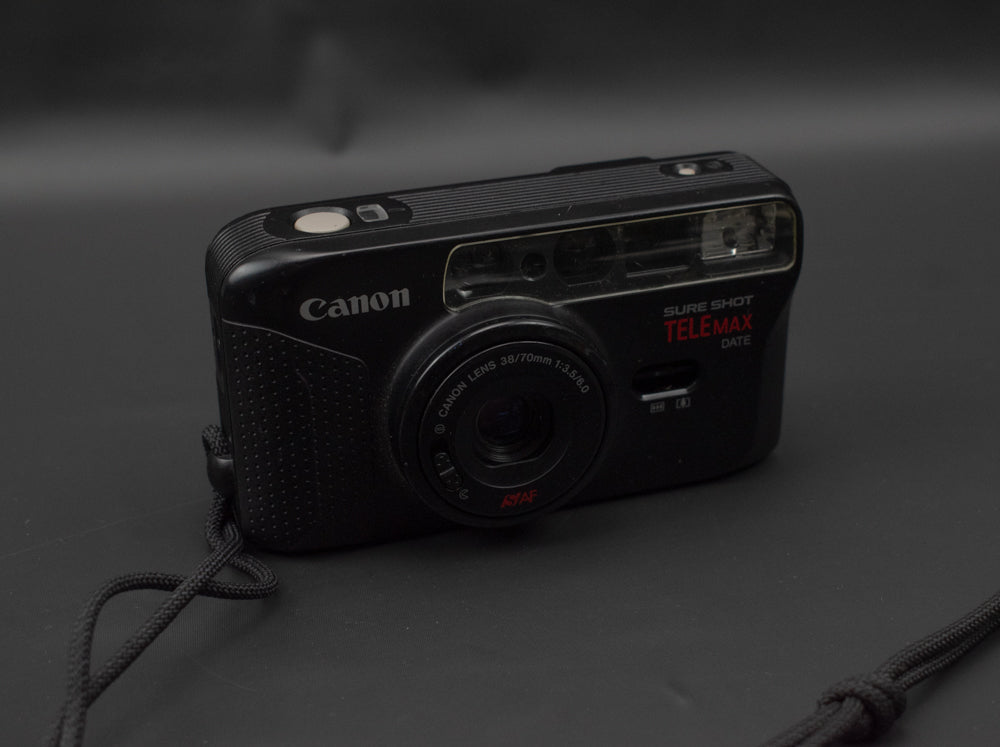 Canon Sure Shot Telemax Date Vintage Used Camera 38/70mm