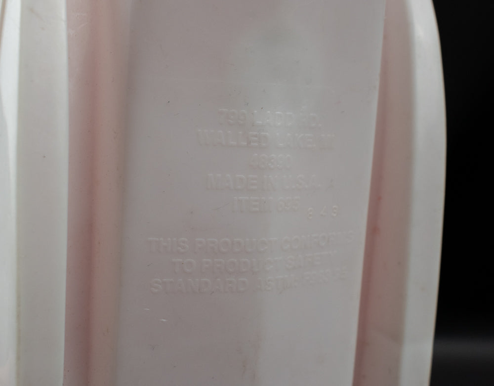 Red Toy Boat Used Kids Plastic Small Speed Boat Damaged