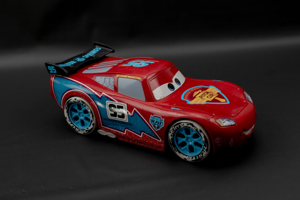 Disney Cars Toys Lightning McQueen Red Vehicle Toy Car 8in