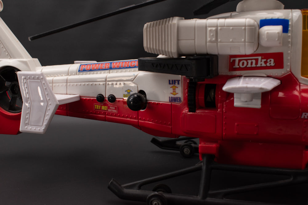 Tonka Rescue Helicopter Used 2003 Hasbro 19 Inch Long