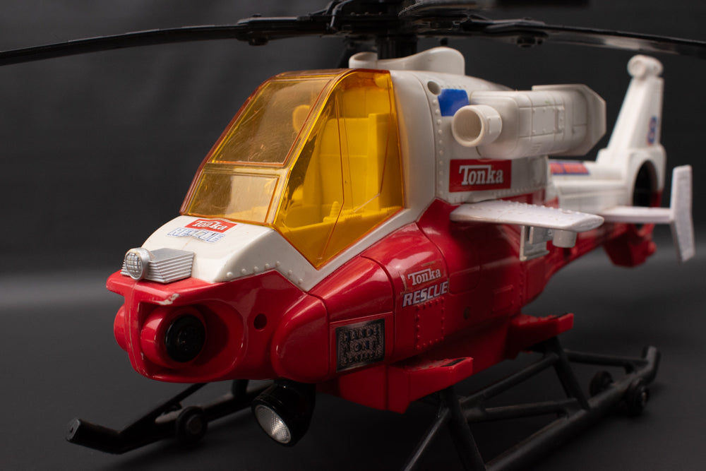 Tonka Rescue Helicopter Used 2003 Hasbro 19 Inch Long