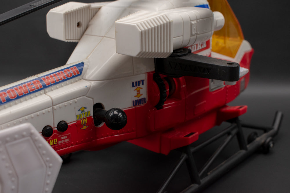 Tonka Rescue Helicopter Used 2003 Hasbro 19 Inch Long
