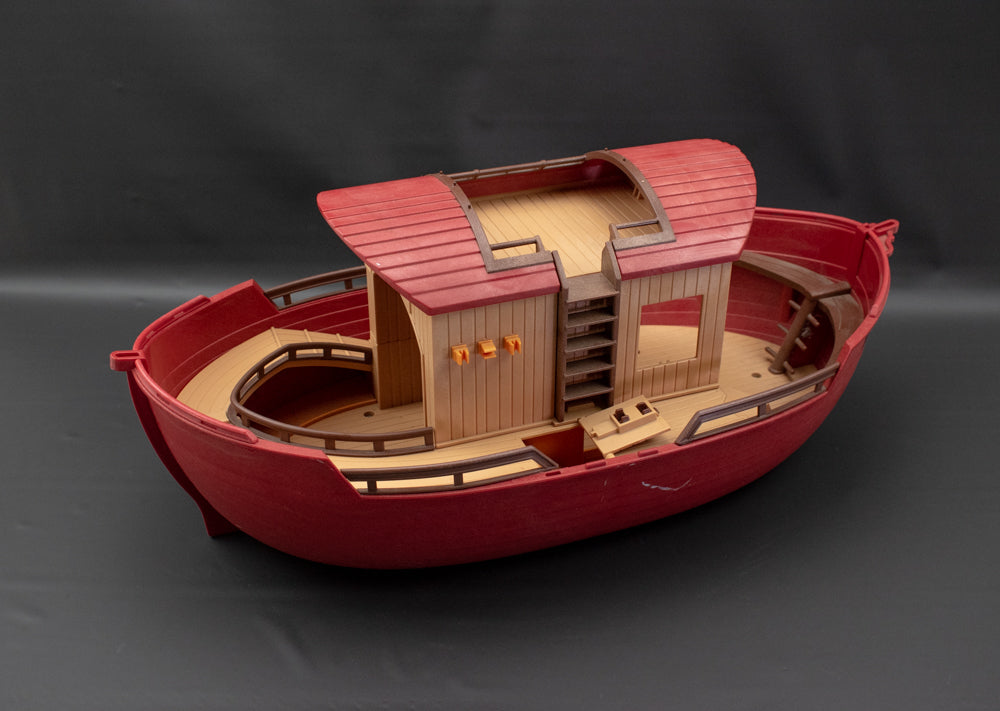 Playmobil 2003 Geobra Noahs Ark 9373 Red Boat 22"