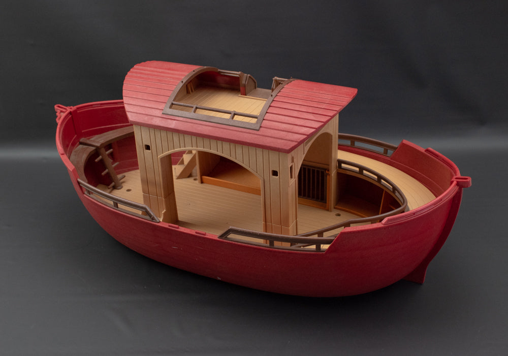 Playmobil 2003 Geobra Noahs Ark 9373 Red Boat 22"