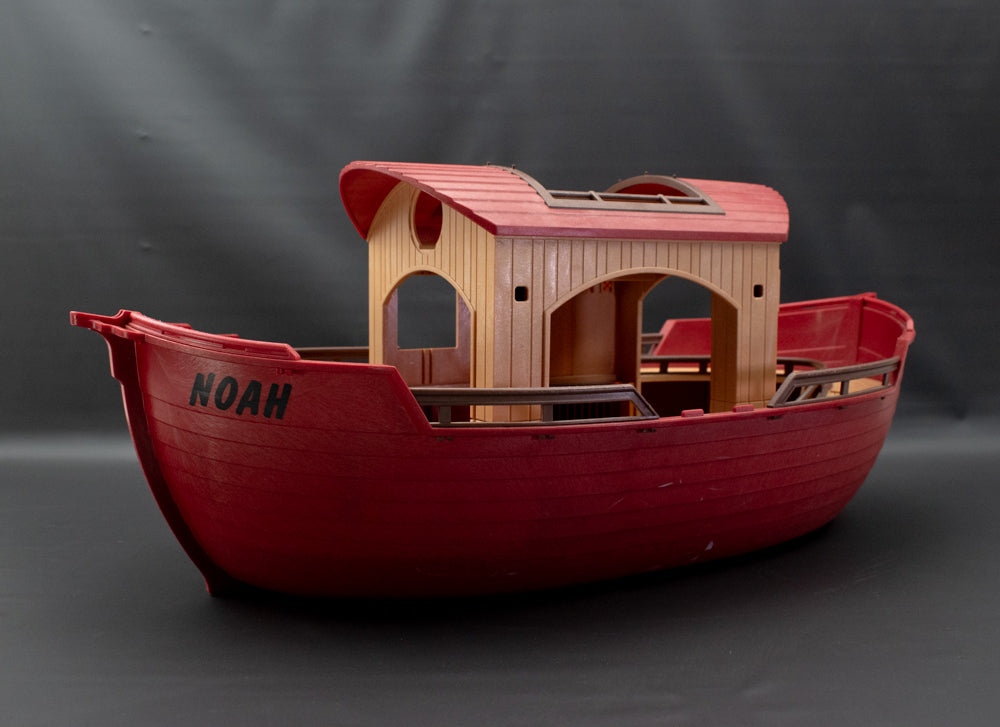 Playmobil 2003 Geobra Noahs Ark 9373 Red Boat 22"