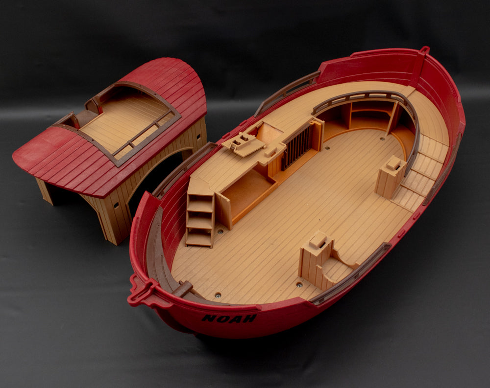 Playmobil 2003 Geobra Noahs Ark 9373 Red Boat 22"