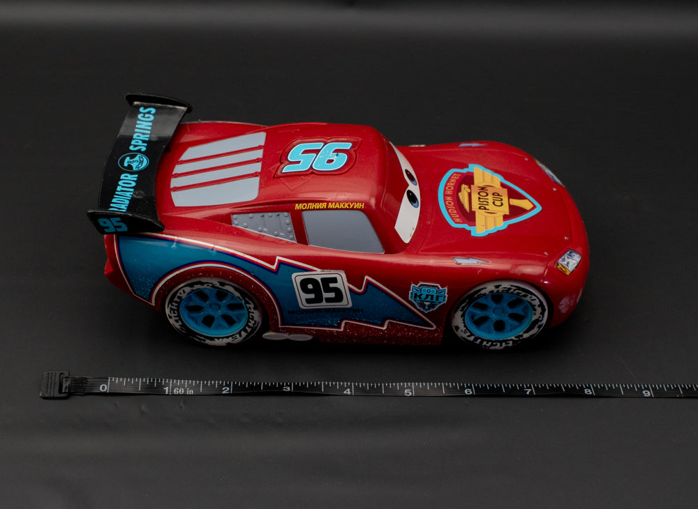 Disney Cars Toys Lightning McQueen Red Vehicle Toy Car 8in