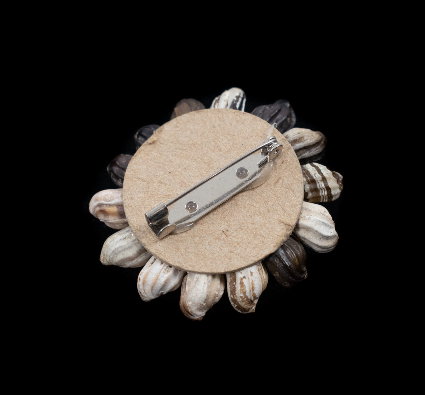 Seashell Pin Collectible Vintage Pin Used Sea Shell Beach Pin Hand Made