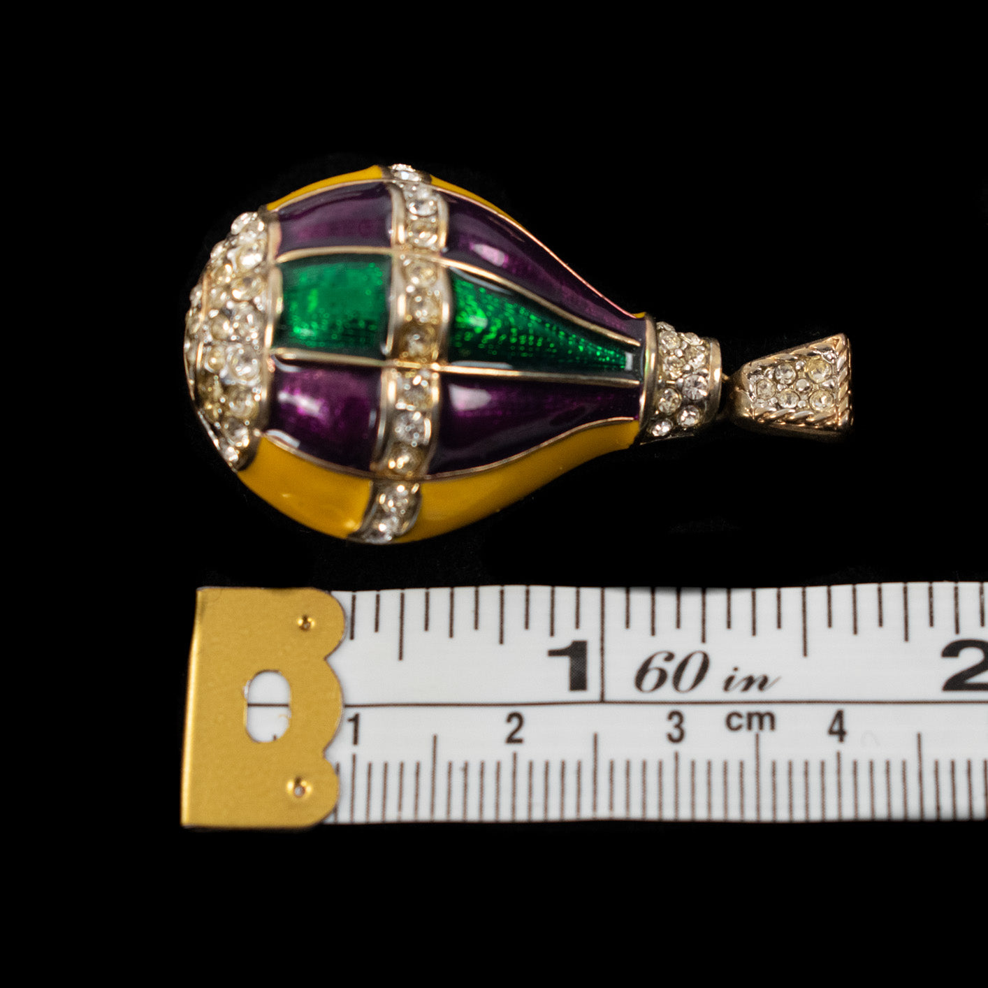Brooch Pin Hot Air Ballon Pin Flashy Attwood and Sawyer Used Brooch PIn Used