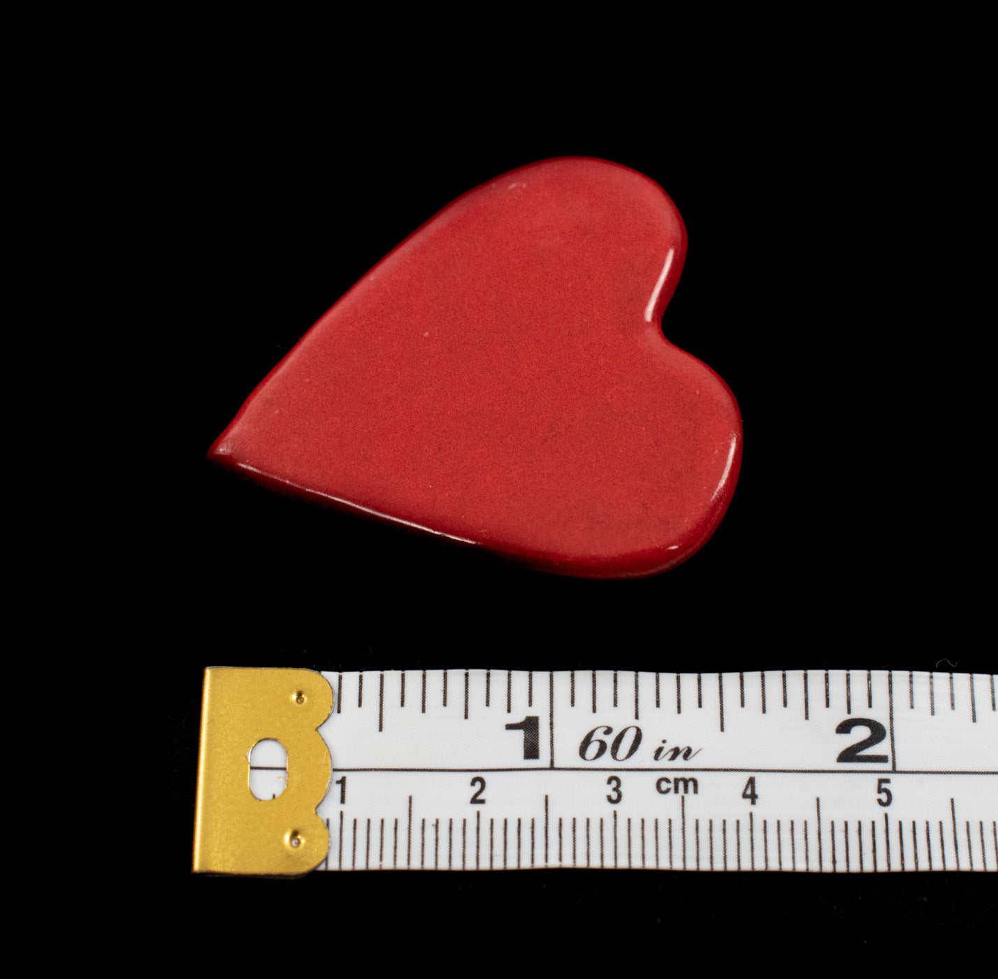 Brooch Pin Collectible Vintage Pin Used Red Heart Hand Made