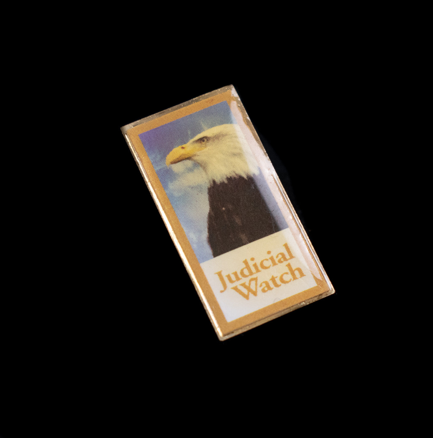 Judicial Watch American Eagle Pin Used 1 inch Gold