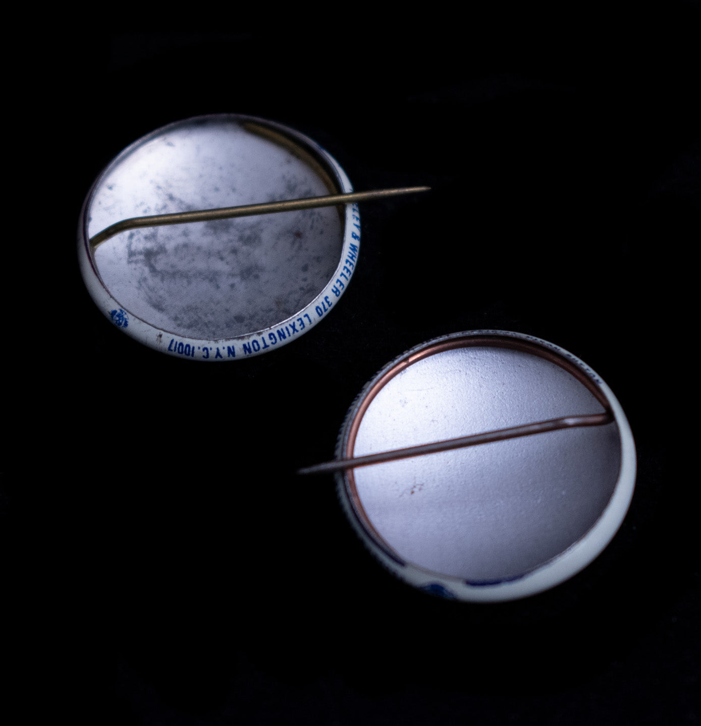 Nixon Agnew Button Pins Two Vintage Used Collectible Pins From 1972