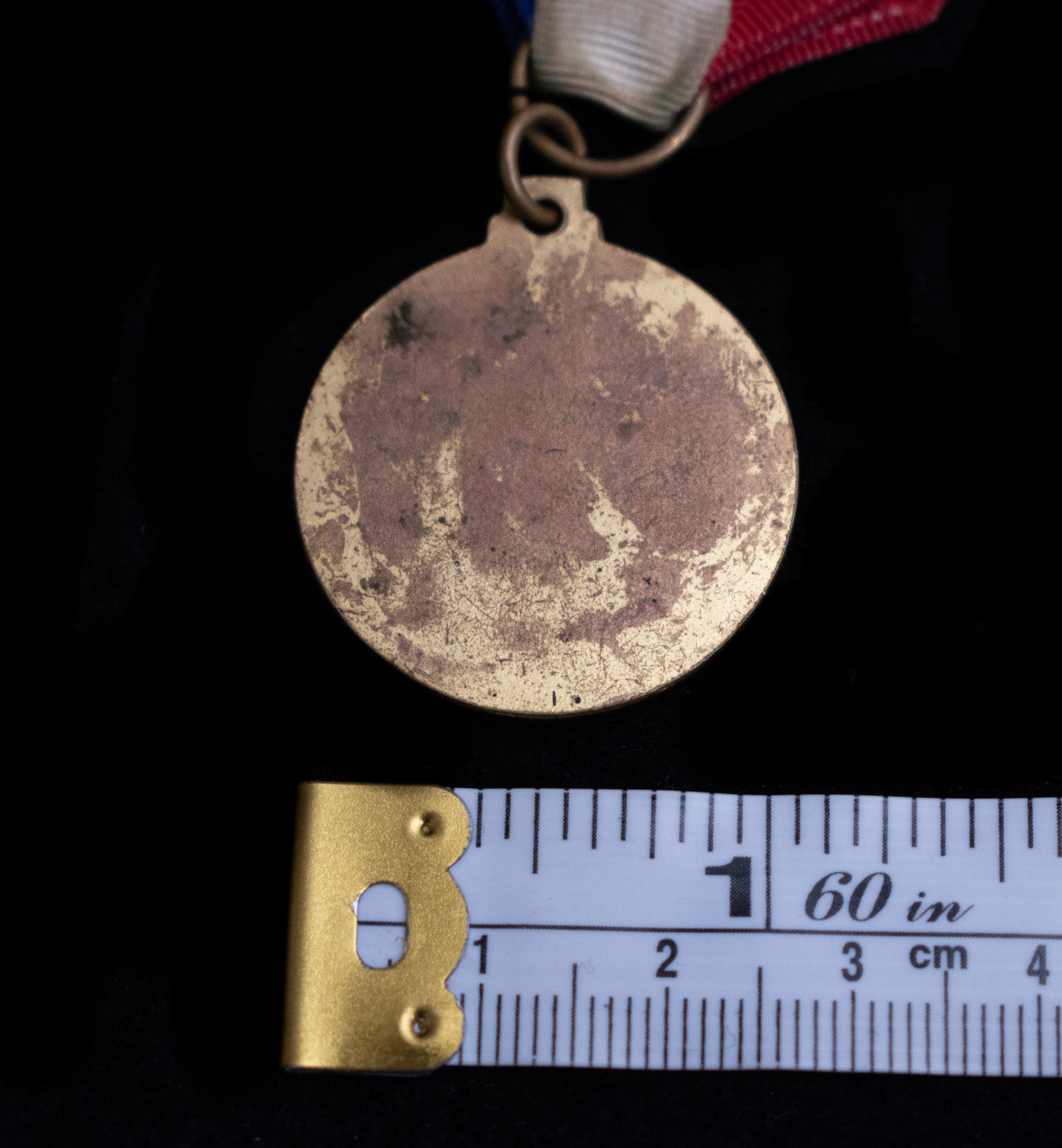 Vintage Medal Ribbon Sporting VICTORY ANGEL Gold MEDAL PENDANT