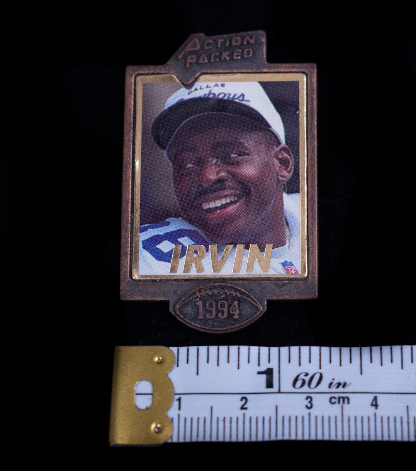 1994 ACTION PACKED FOOTBALL Irvin CLUB LAPEL Pin Dallas Cowboys