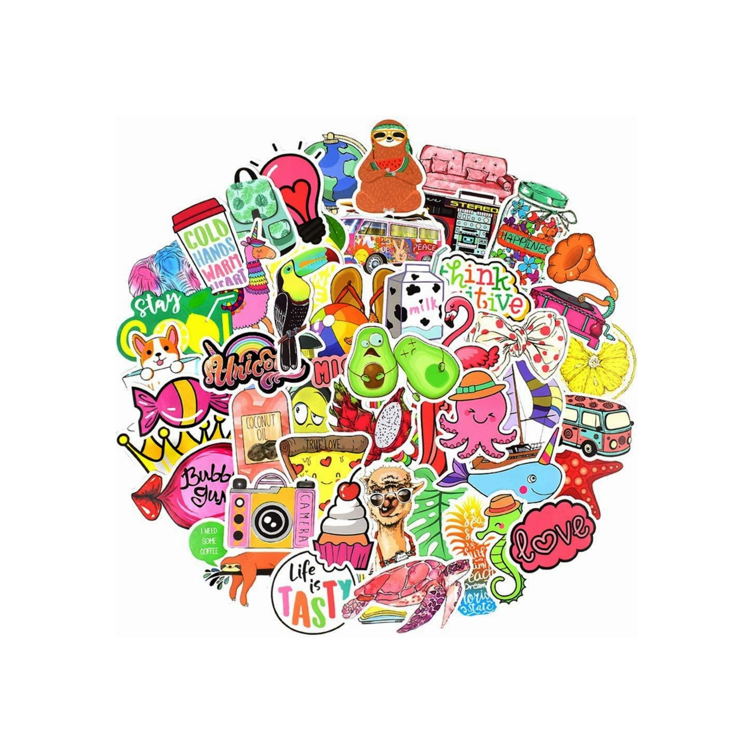 Sticker Lot Happy Fun Vinyl Sticker Lot NEW 2024